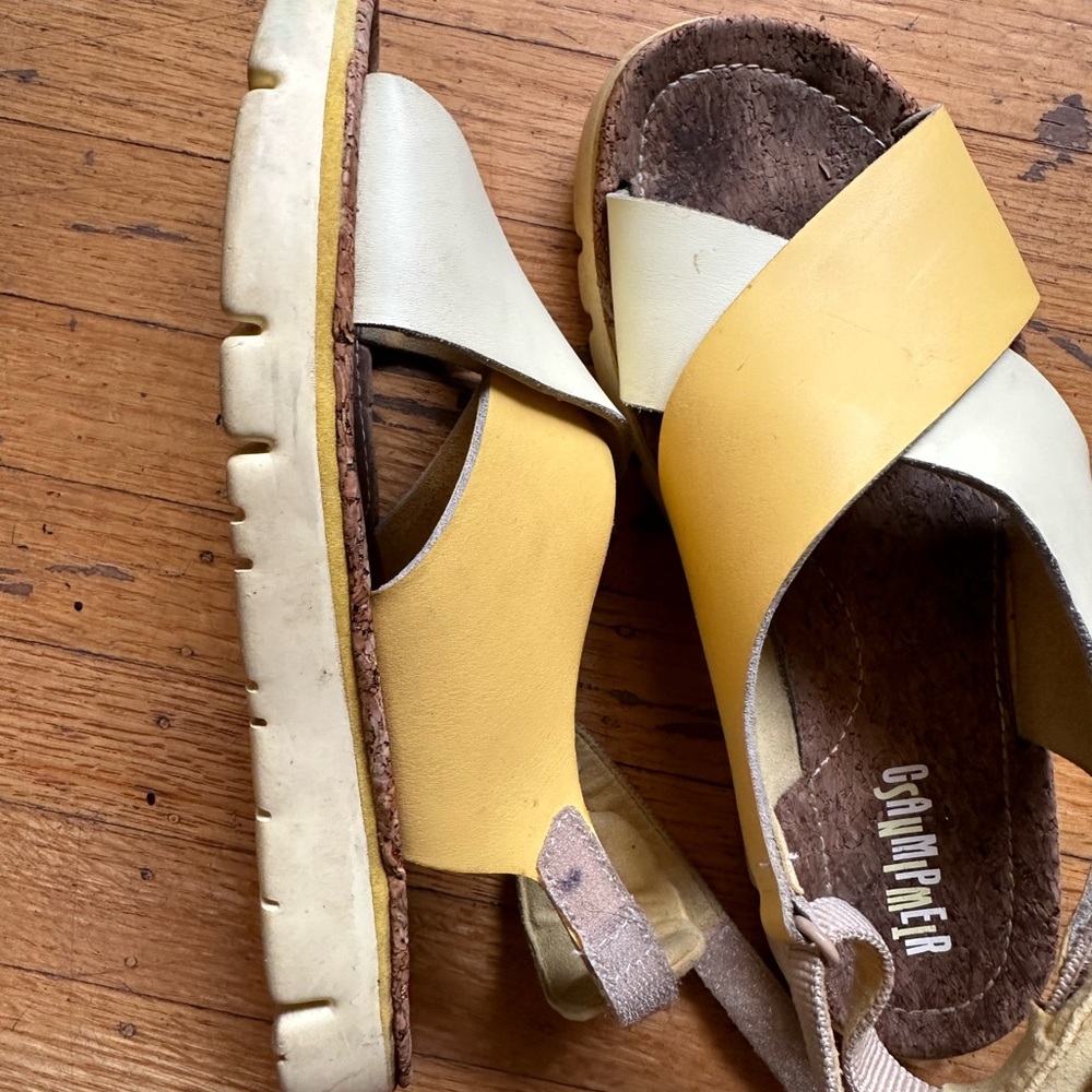 Camper Yellow Twins Sandals - Picture 5 of 6